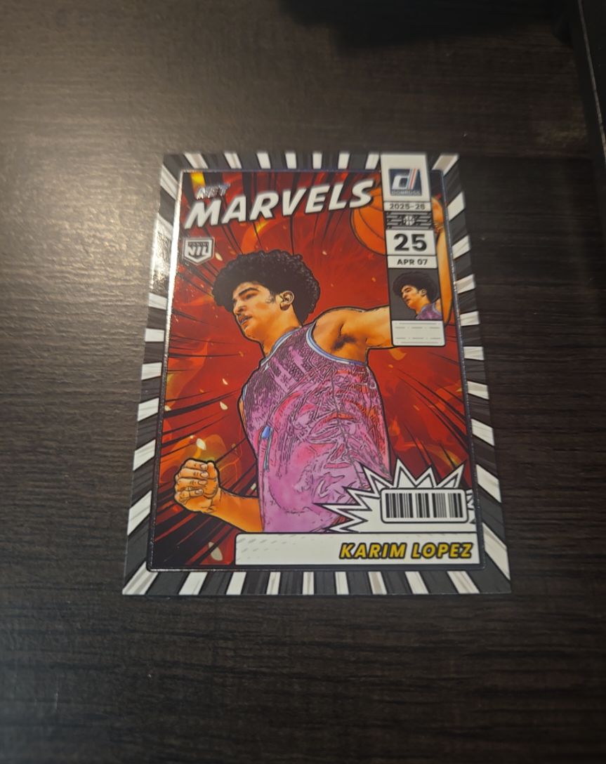 2025-26 Panini Donruss Net Marvels #20 Karim Lopez — front