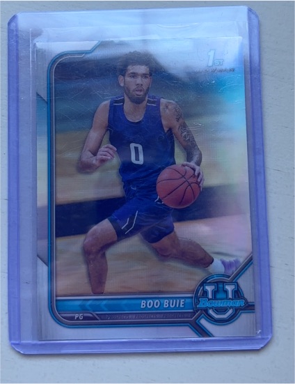 2021-22 Bowman University #58 Boo Buie — front