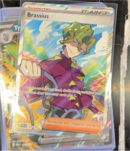 2025 Pokémon TCG Prismatic Evolutions #135/131 Brassius — front