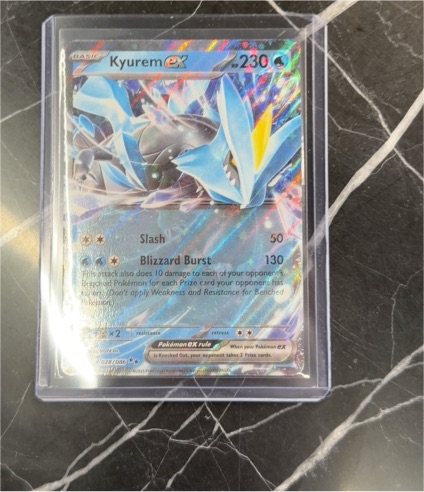 2022 Pokémon Scarlet & Violet Black Bolt #028 Kyurem ex — front