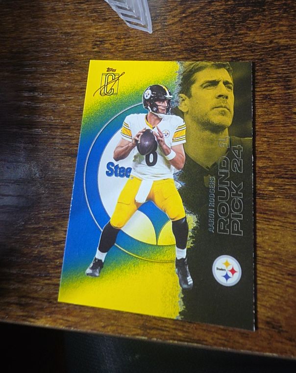 2025 Topps Signature Class #44 Aaron Rodgers — front