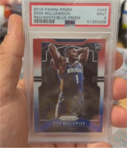 2019 Panini Prizm #248 Zion Williamson — front