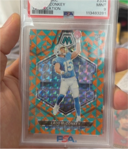 2024 Panini Mosaic #334 Ladd McConkey — front