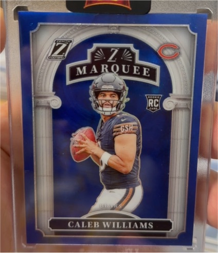 2024 Panini Zenith #1 Caleb Williams Z Marquee Rookie — front
