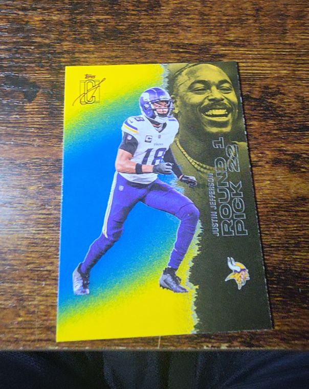 2025 Topps Signature Class #36 Justin Jefferson — front