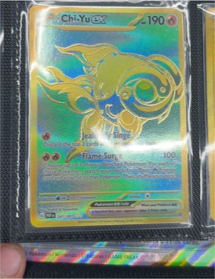 2024 Pokemon Scarlet & Violet Paldean Fates #241 Chi-Yu ex — front