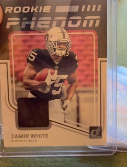 2022 Donruss #RPJ-33 Zamir White Rookie Phenom Jerseys — front