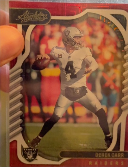 2022 Panini Absolute #63 Derek Carr — front
