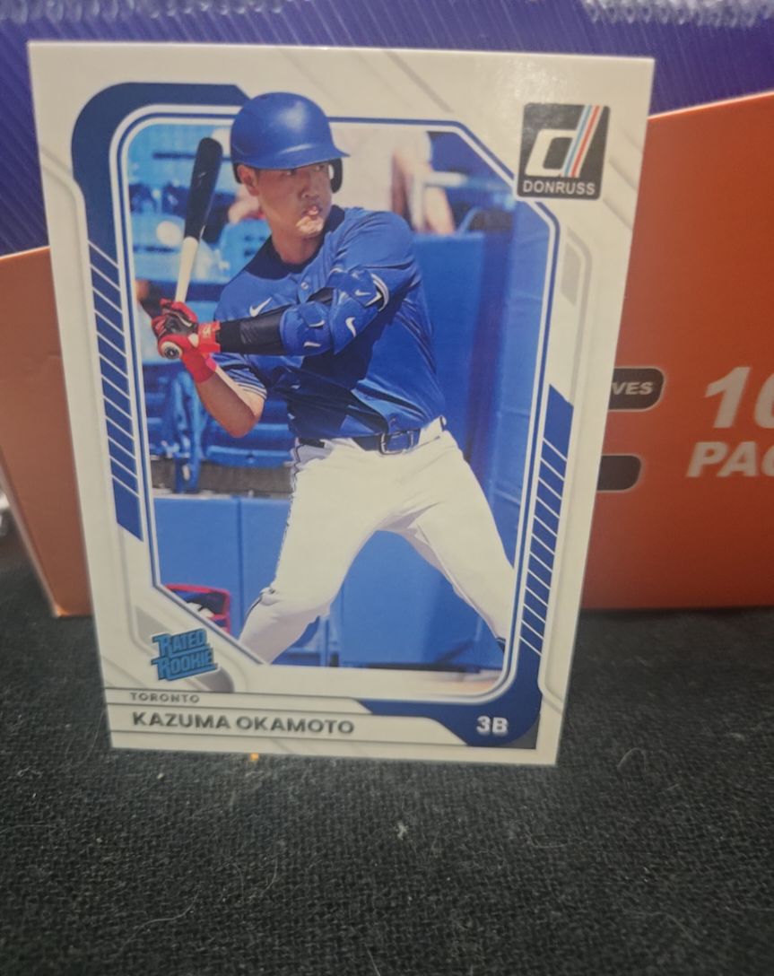 2026 Donruss #18 Kazuma Okamoto — front