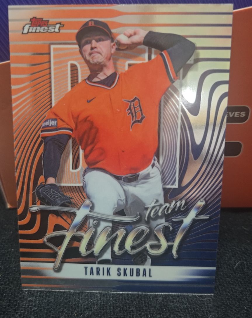 2026 Topps Finest #TF-2 Tarik Skubal — front