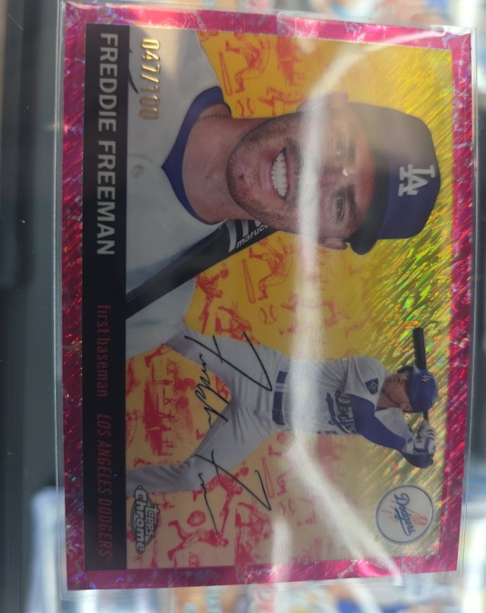 2025 Topps Chrome Platinum #79 Freddie Freeman — front