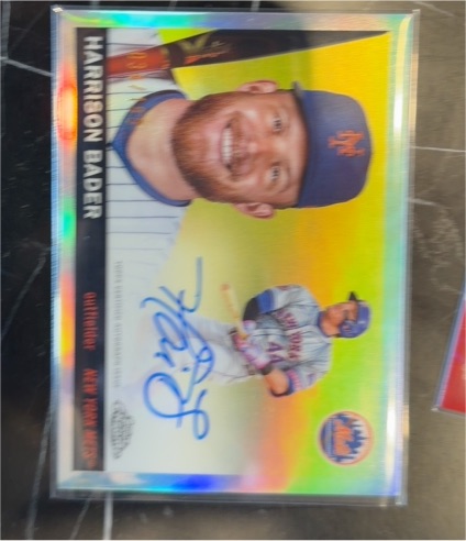 2025 Topps Chrome Platinum Anniversary #CPA-HB Harrison Bader — front