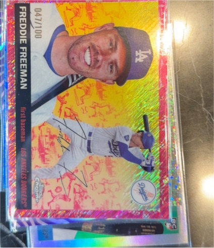 2025 Topps Chrome Platinum #047 Freddie Freeman — front