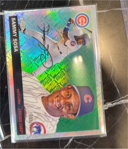 2025 Topps Chrome Platinum Anniversary #396 Sammy Sosa — front