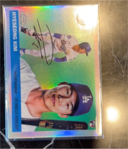 2025 Topps Chrome Platinum #360 Hyeseong Kim — front