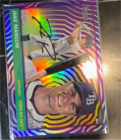 2025 Topps Chrome Platinum #293 Jake Mangum — front
