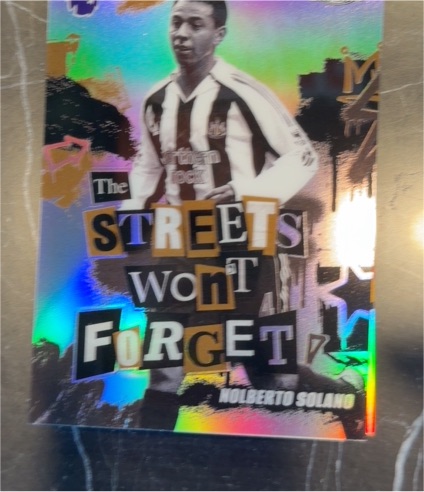 2025-26 Topps Chrome Premier League #SWF-13 Nolberto Solano The Streets Won't Forget — front