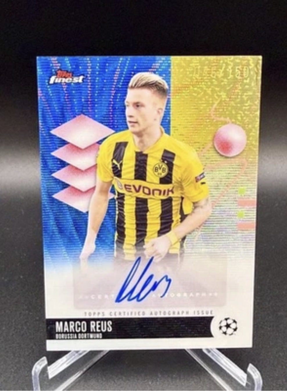 2025-26 Topps Finest UEFA Club Competitions #BA-RE Marco Reus — front