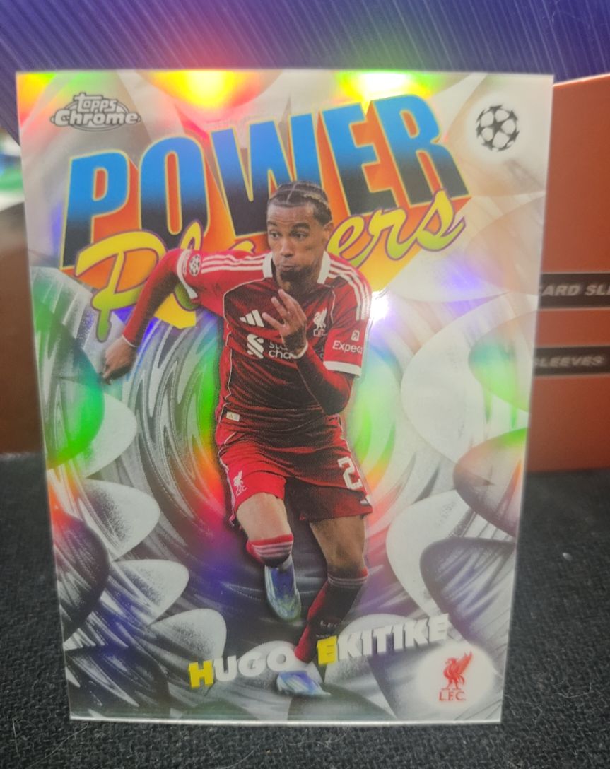 2026 Topps Chrome Power Players #PP-2 Hugo Ekitike — front