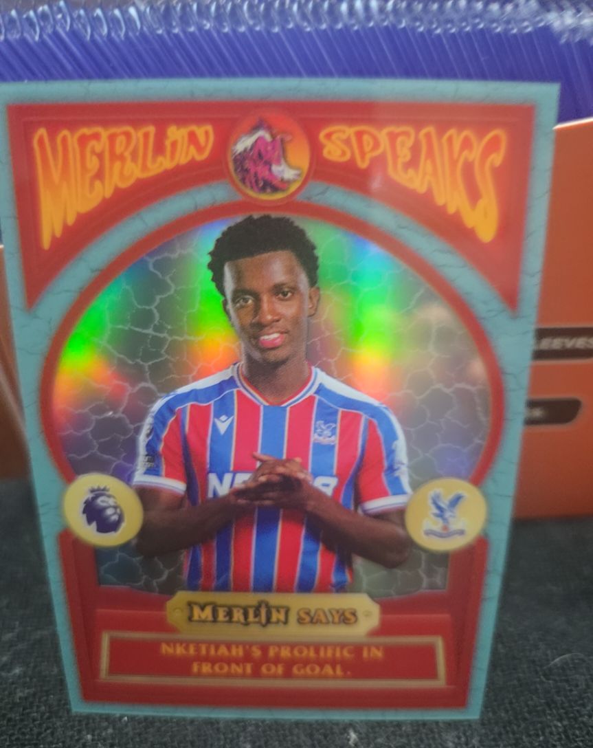 2025-26 Topps Merlin Premier League #MS-7 Eddie Nketiah Merlin Speaks — front
