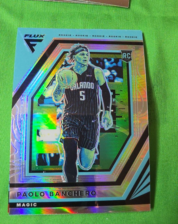 2022-23 Panini Flux #237 Paolo Banchero RC Orlando Magic Rookie — front