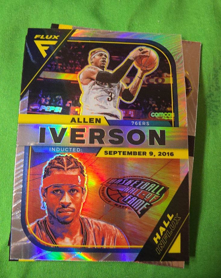 2022-23 Panini Flux #4 Allen Iverson Hall Influx — front