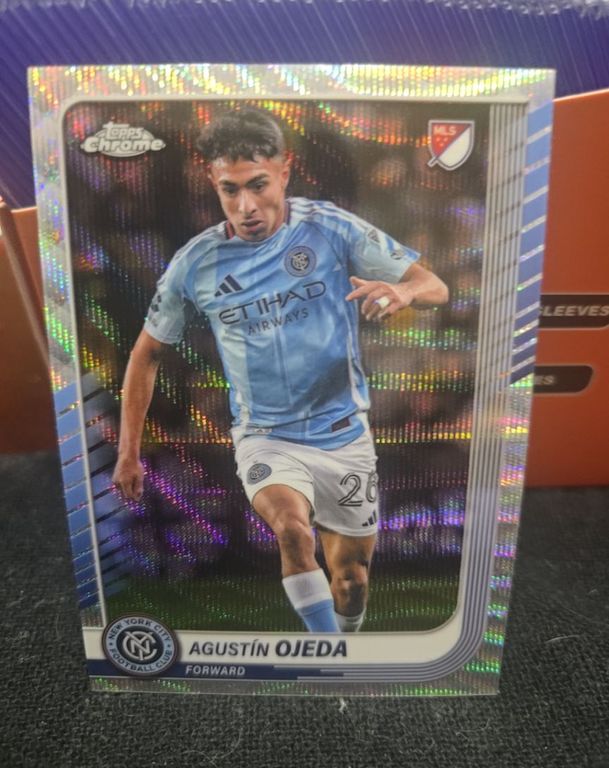 2025 Topps Chrome MLS #53 Agustin Ojeda — front