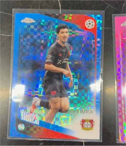 2025 Topps Chrome UEFA #84 Claudio Echeverri — front