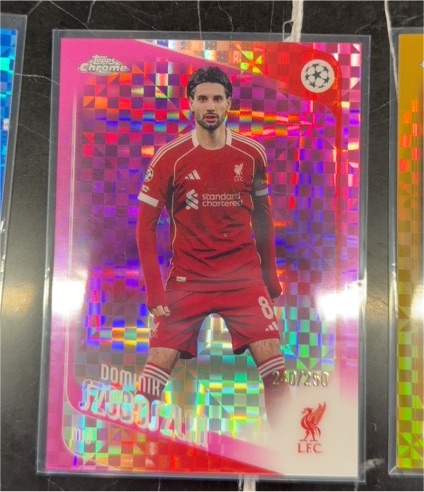 2025-26 Topps Chrome UEFA #78 Dominik Szoboszlai — front