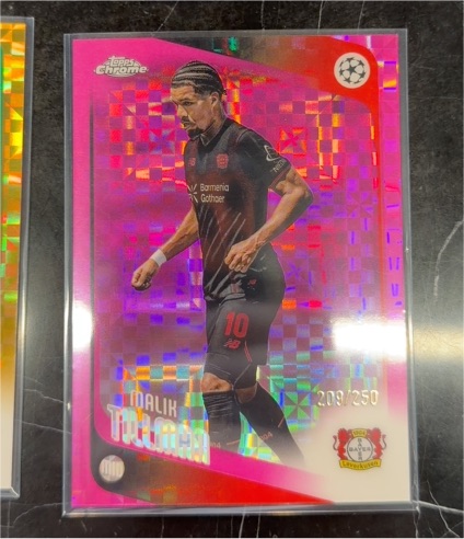 2025-26 Topps Chrome UEFA #24 Malik Tillman — front