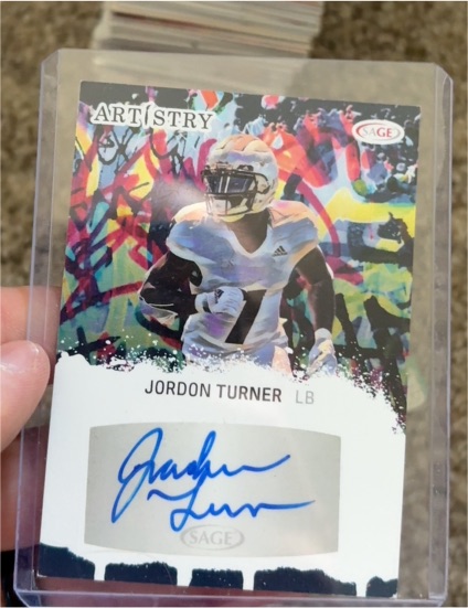 2025 Sage Low Series Autographs #A-JT Jordon Turner — front