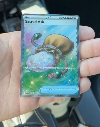 2022 Pokémon Scarlet & Violet #015 Sacred Ash — front