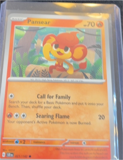 2024 Pokémon SV07: Stellar Crown #21 Pansear — front