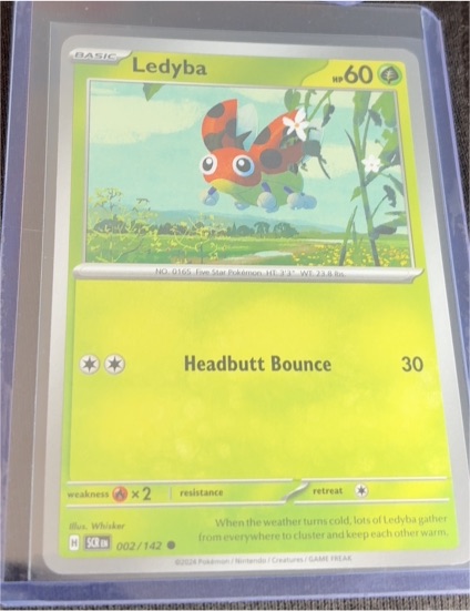 2024 Pokémon #002 Ledyba — front