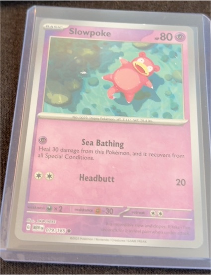 2022 Pokémon SV: Scarlet & Violet 151 #079 Slowpoke — front