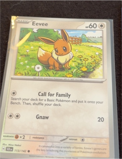 2024 Pokémon #113 Eevee — front