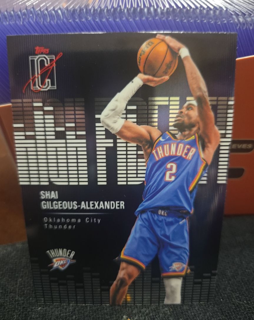 2025-26 Topps Signature Class #HF-24 Shai Gilgeous-Alexander — front