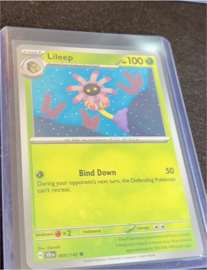 2004 Pokémon Stellar Crown #005 Lileep — front