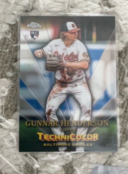 2023 Topps Chrome #TT-19 Gunnar Henderson Topps in Technicolor — front