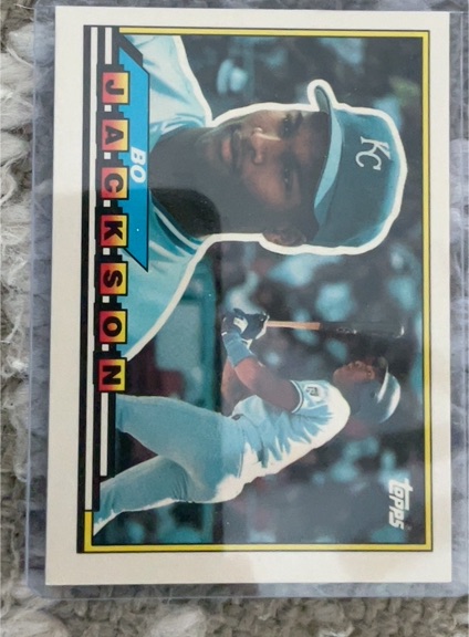 1989 Topps Big #238 Bo Jackson — front