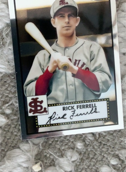2021 Topps Chrome Platinum Anniversary #637 Rick Ferrell — front
