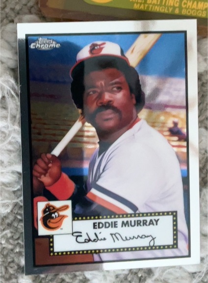 1989 Topps Chrome #503 Eddie Murray — front