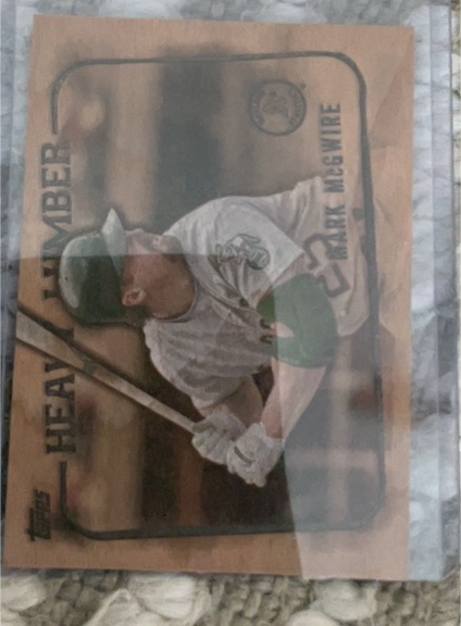 2023 Topps Heavy Lumber #HL-18 Mark McGwire — front