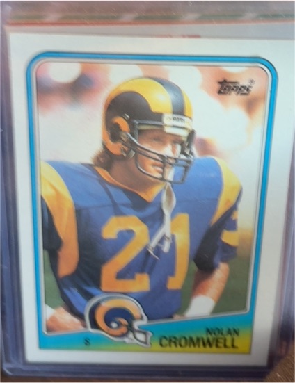 1988 Topps #299 Nolan Cromwell Los Angeles Rams — front
