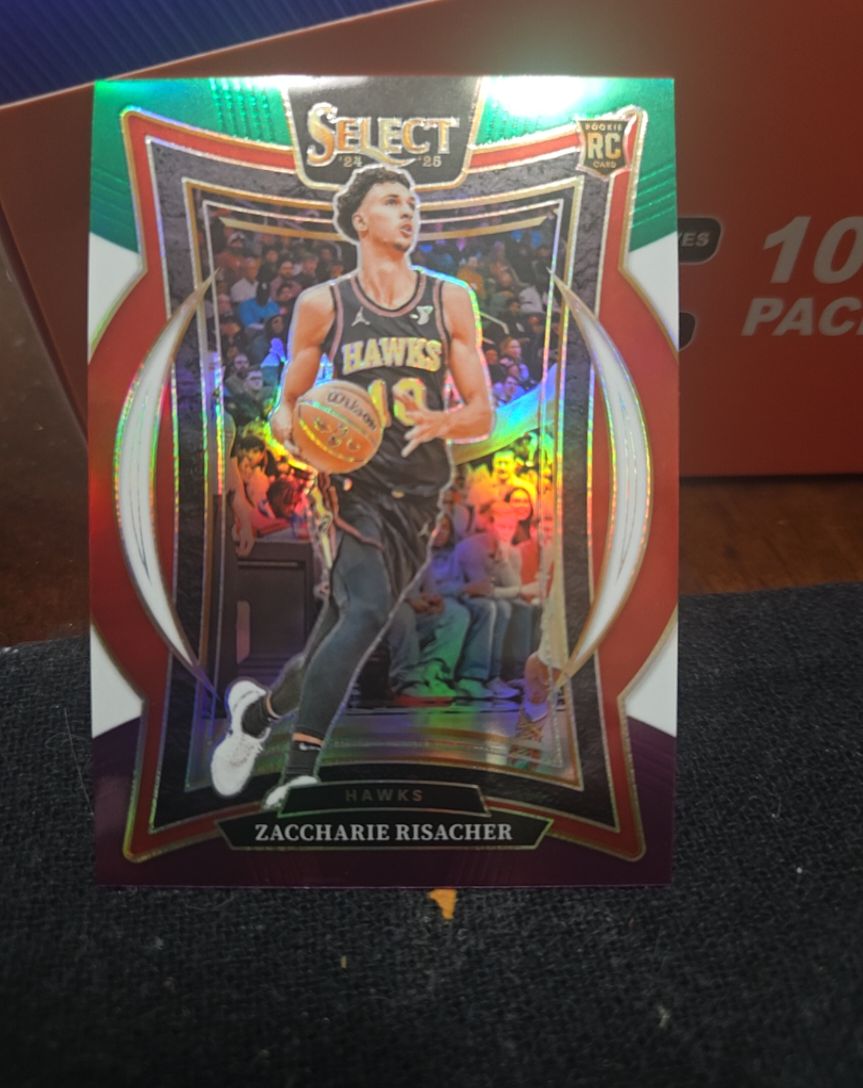2024-25 Panini Select #86 Zaccharie Risacher — front