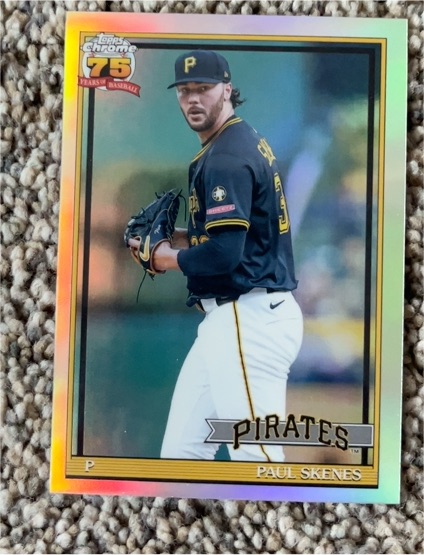 2026 Topps Chrome Baseball #91CB-15 Paul Skenes — front
