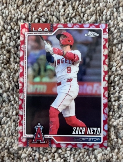 2026 Topps Chrome #77 Zach Neto — front