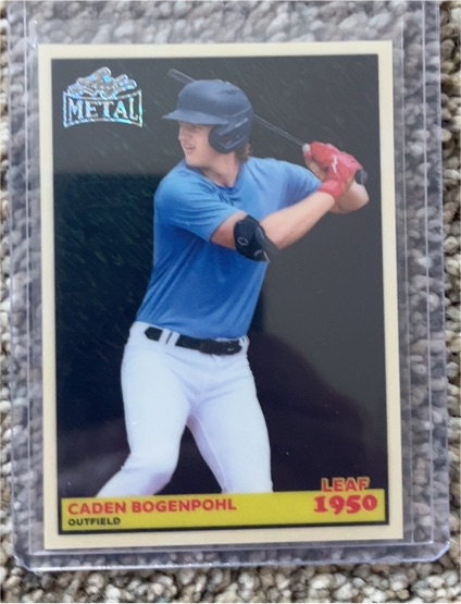 2026 Leaf Metal 1950 #50B-13 Caden Bogenpohl — front