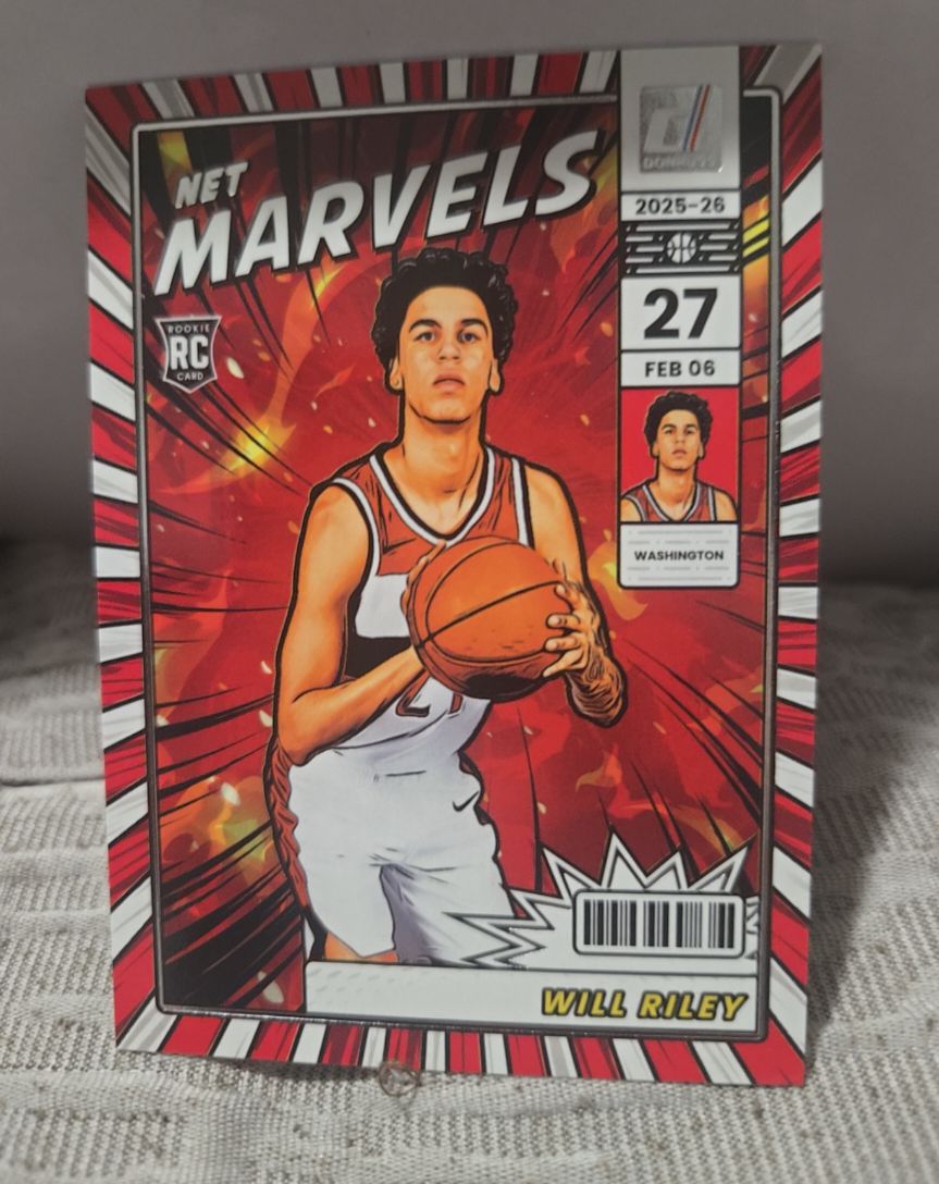 2025-26 Panini Donruss Net Marvels #27 Will Riley — front