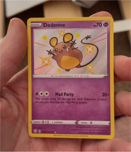 2021 Pokémon SV051 Shining Fates Dedenne — front